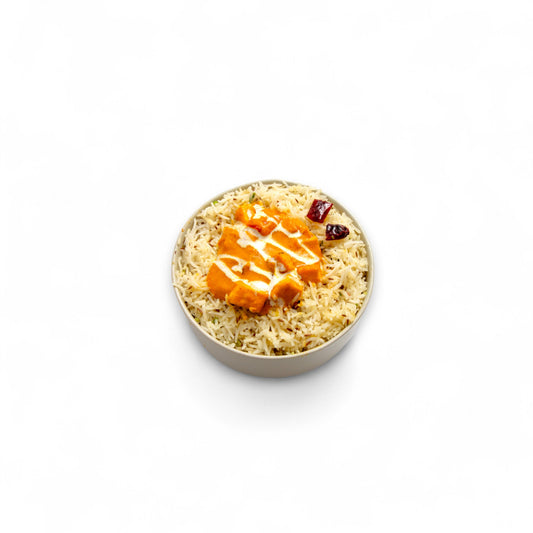 Jeera Rice with Paneer Masala