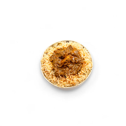 Pulao Rice with Gongura Mutton