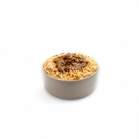 Pulao Rice with Gongura Mutton