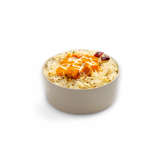 Jeera Rice with Paneer Masala