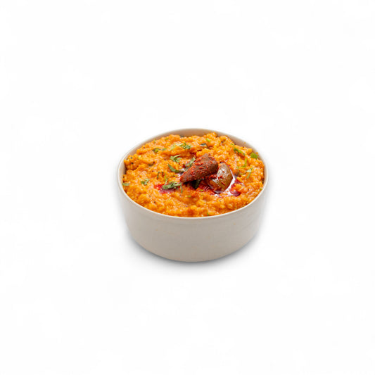Dal Rice with Mango Pickle