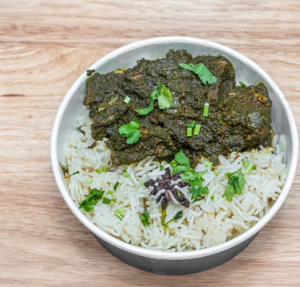 Pulav Rice + Lamb  Curry